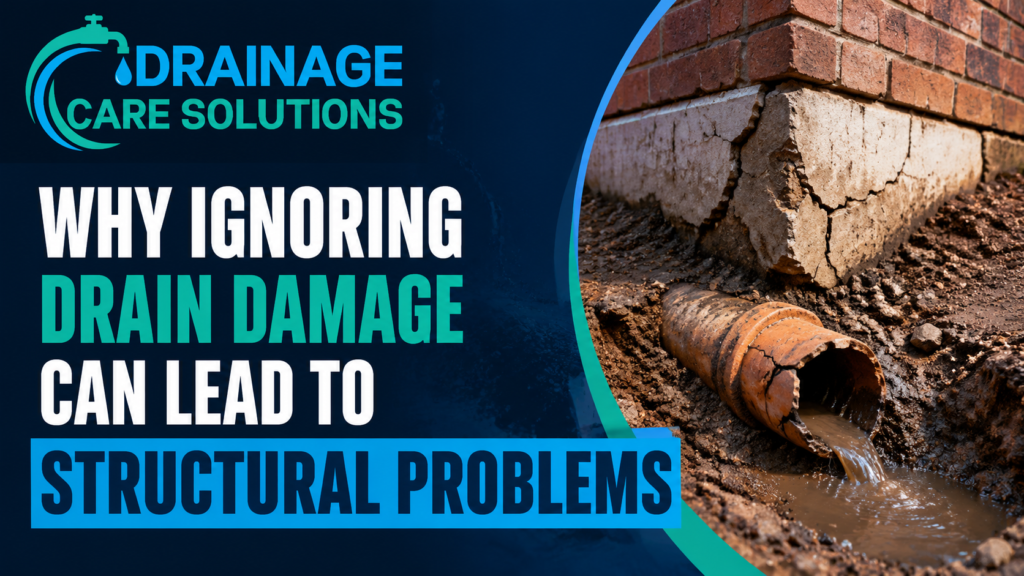 Why Ignoring Drain Damage Can Lead to Structural Problems