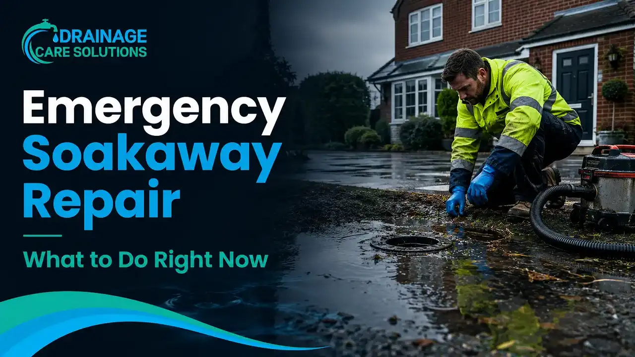 Emergency Soakaway Repair: Stop Garden Flooding Fast