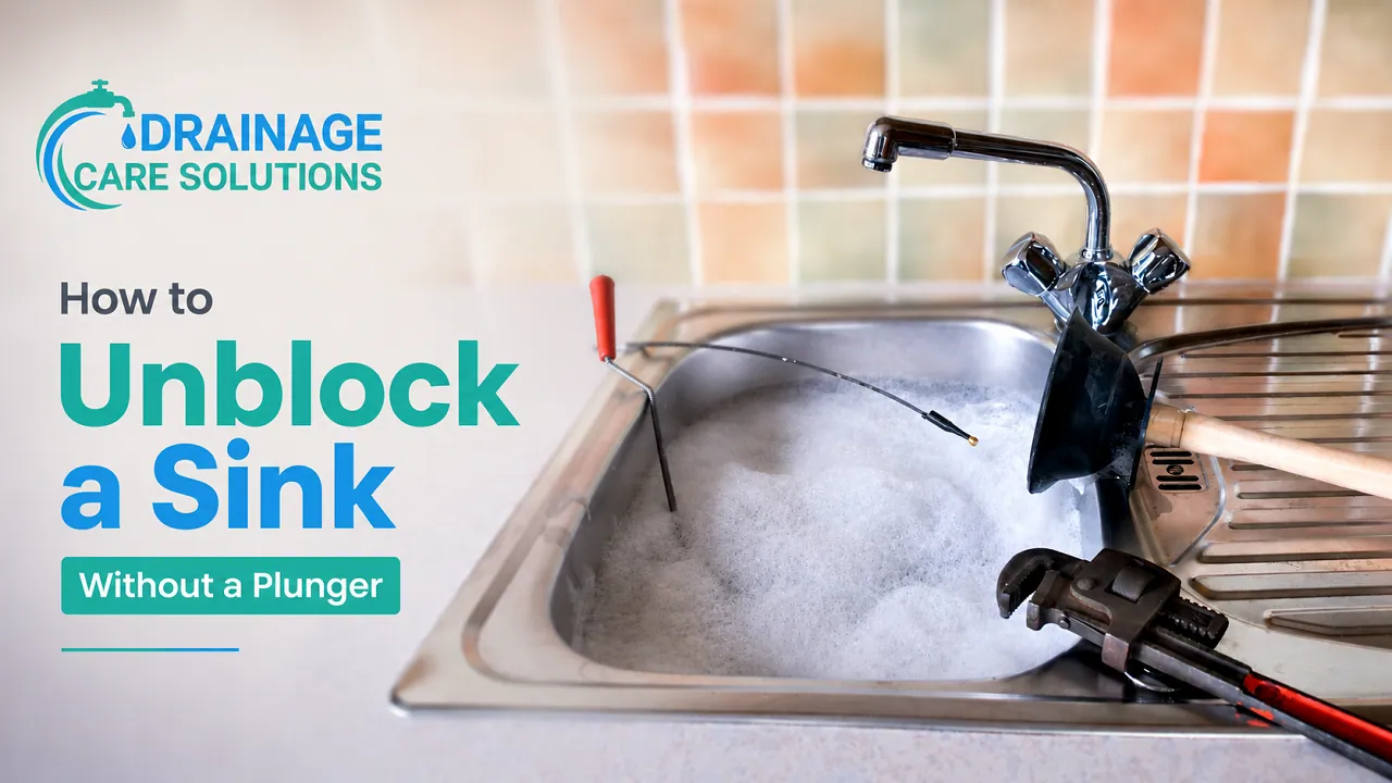 How to Unblock a Sink Without a Plunger