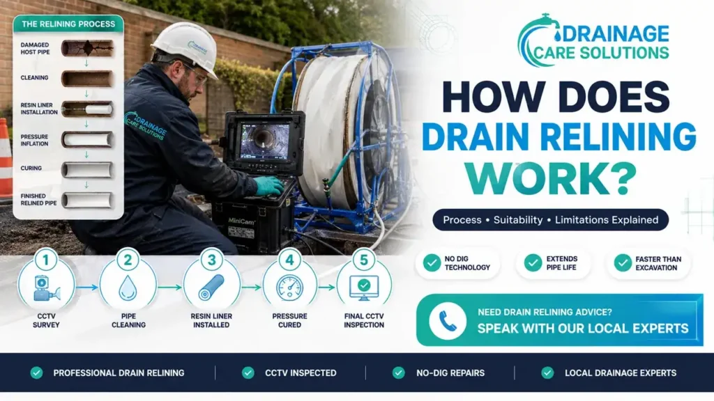 How Does Drain Relining Work? Process, Suitability and Limitations