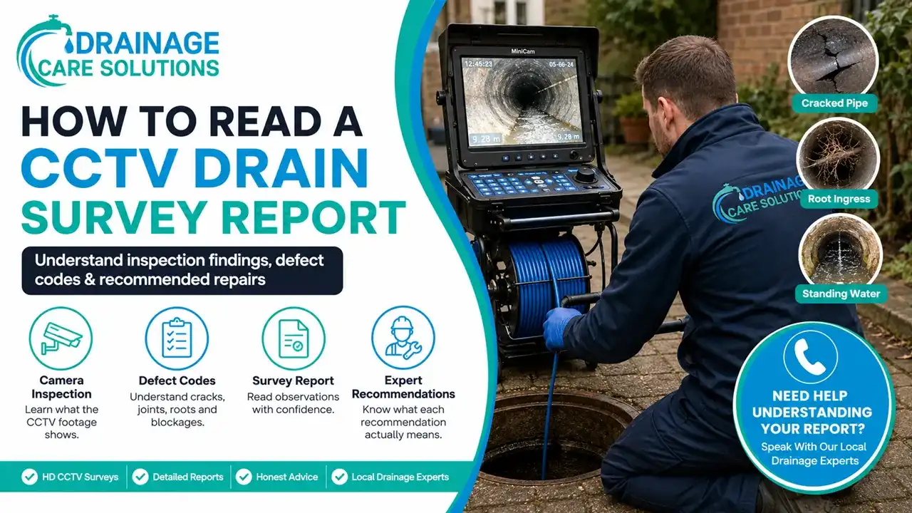 How to Read a CCTV Drain Survey Report: Codes and Findings