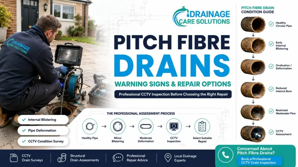 Pitch Fibre Drain Problems: Signs, Causes and Repair Options