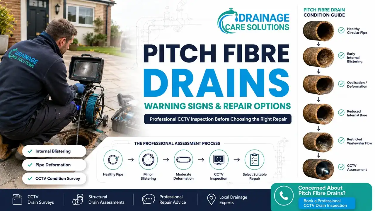 Pitch Fibre Drain Problems: Signs, Causes and Repair Options