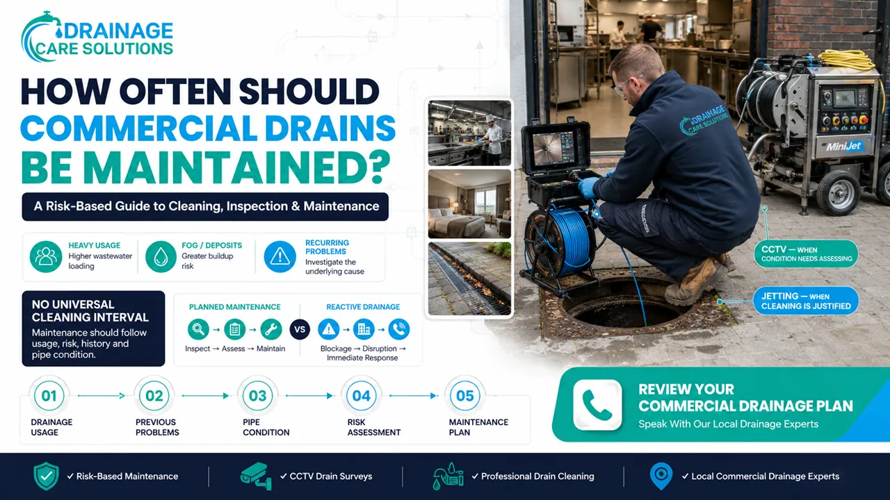 Commercial Drain Maintenance: How Often Should Drains Be Cleaned?